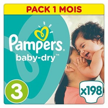 PAMPERS BABY DRY T3 X 198 (3X66) KLL 4015400566663
