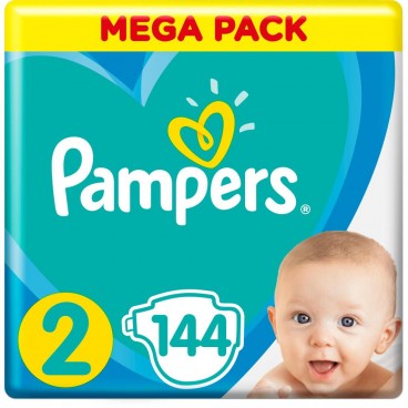 PAMPERS NEW BABY DRY T2 X 144 (EN,PL...) KLL 8001090950772