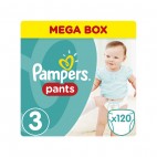 PAMPERS PANTS T3 X 120 KLL 4015400697176