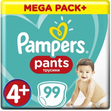 PAMPERS PANTS T4+ X 99 CARTON KLL 8001841133485