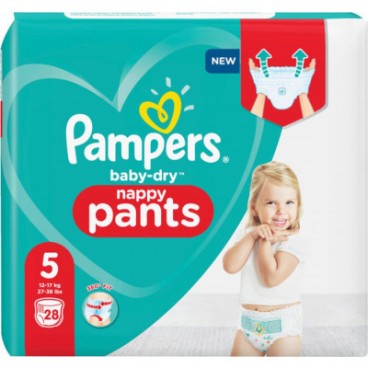 PAMPERS BABY DRY PANTS T5 3X28 KLL 8001841461403