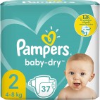 PAMPERS BABY DRY T2 3X37 CARTON KLL 8001841707761