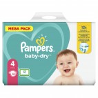 PAMPERS BABY DRY T4 X 88 CARTON KLL 8001841497822