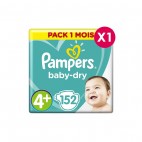 PAMPERS BAB DRY T4+ X 152 CARTON KLL 4015400566748