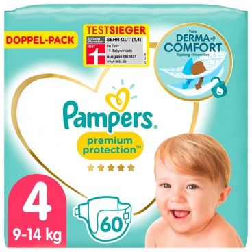 PAMPERS PREMIUM PROTECTION T4 2X60 KLL 8001841545387