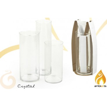 SET 3 VERRES DÉCORATION VERRE ( 6 PIECES)