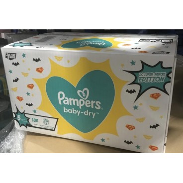 PAMPERS BABY DRY T5 X 186 CARTON EDITION LIMITEEKLL 8006540697849