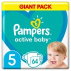 PAMPERS ACTIVE BABY T5 2X64 KLL 8001090949967