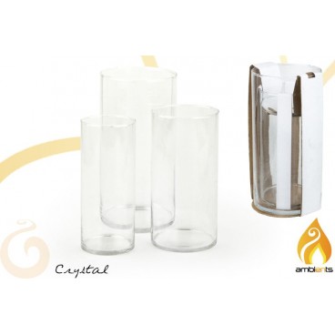 SET 3 VERRES DÉCORATION VERRE ( 4 PIECES)