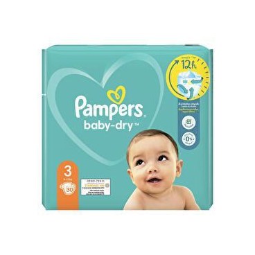 PAMPERS BABY DRY T3 4X30 KLL 8006540462881