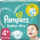 PAMPERS BABY DRY T4+ 4X27 KLL 8006540715468 BD