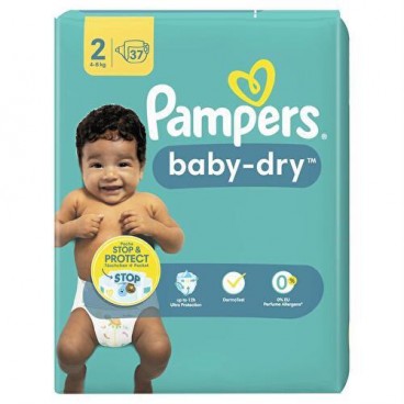 PAMPERS BABY DRY T2 4X37 KLL 8006540715369 BD