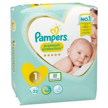 PAMPERS PREMIUM PROTECTION T1 6X22 KL 8001841873268 M