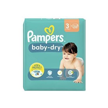 PAMPERS BABY DRY T3 4X24 KLL 8700216227513 BD