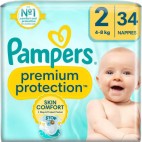 PAMPERS PREMIUM PROTECTION T2 4X34 KLL 8700216207591 M