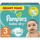 PAMPERS BABY DRY T3 X 108 CARTON KLL 8006540492000