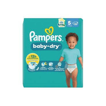 PAMPERS BABY DRY T5 3x26 KLL 8700216713122 BD