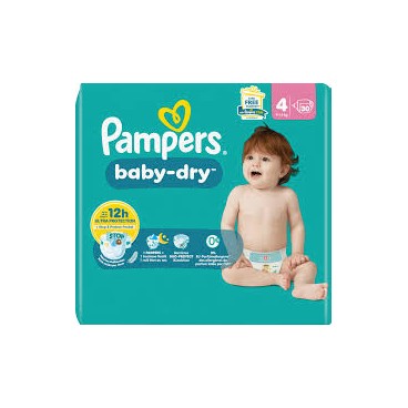 PAMPERS BABY DRY T4 4X30 KLL  8700216754095 BD