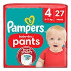 PAMPERS BABY DRY PANTS T4 4X27 NEW KLL 8700216670579 BD