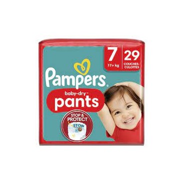 PAMPERS BABY DRY PANTS T7 4X29 NEW KLL  8006530256414 BD