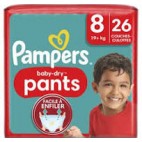 PAMPERS BABY DRY PANTS T8 4X26 NEW KLL 8006530256384  BD