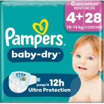 PAMPERS BABY DRY T4+ 4X28 KLL 8006530143844