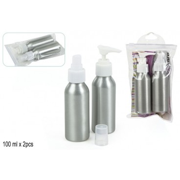 SET 2 BOUTEILLES PET 100 ML ( 48 PIECES)
