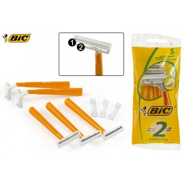 838528 SAC 5 RASOIR BIC 2 ( 20 PIECES)