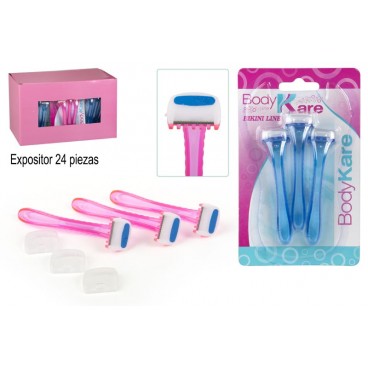 BLISTER 3 RASOIR MINI - BIQUINI ( 48 PIECES)