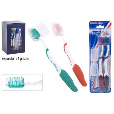 BLISTER 2 BROSSES À DENTS - 24 PCS ( 48 PIECES)