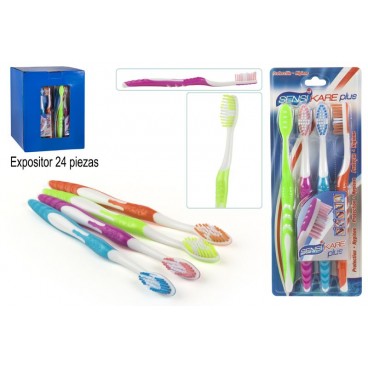 BLISTER 4 BROSSES À DENTS