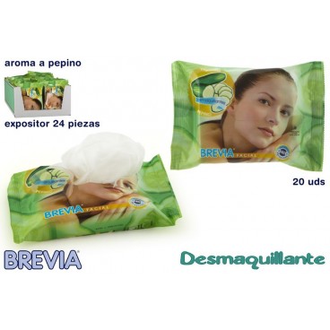 003804 - LINGETTES FACIAL ANTI STRESS CONCONBRE - BREVIA ( 24 PIECES)