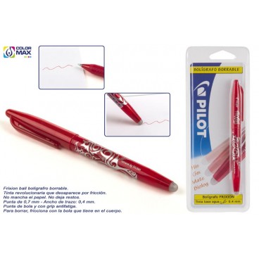 BL PILOT FRIXION BALL ROUGE - EFFACABLE ( 24 PIECES)