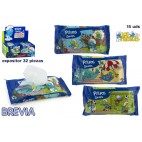058507 - LINGETTES FRESH 15 PCS - SCHTROUMPFS - DISP 30 - BR ( 96 PIECES)
