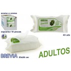 038004 - 40 LINGETTES ADULTES - BREVIA ( 10 PIECES)