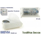 038400 - 30 LINGETTES SÈCHES - BREVIA ( 10 PIECES)
