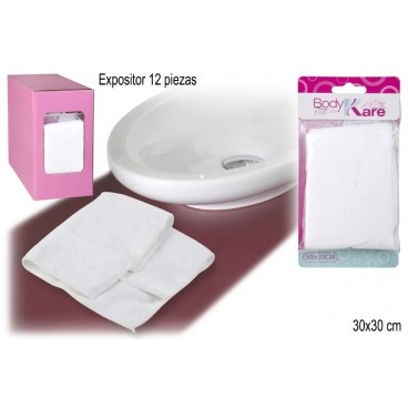 LINGETTE COSMÉTIQUE MICROFIBRE ( 48 PIECES)