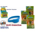 054707 - BRACELET ANTI-MOUSTIQUE JUNIOR DISP 18 PCS - BREVIA ( 90 PIECES)