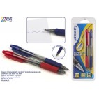 BL 2 PILOT BLEU/ROUGE SUPER GRIP - ENCRE HUILE ( 24 PIECES)