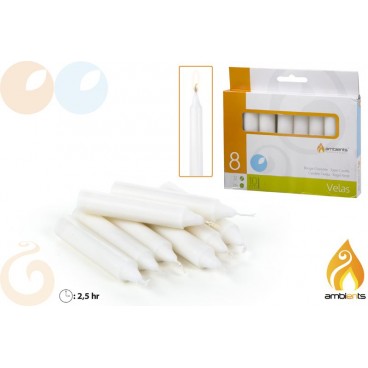 PACK 8 BOUGIES URGENCES - 95X15 MM ( 24 PIECES)