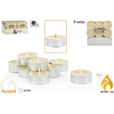 PACK 9 TEALITES 3.5H PARFUMÉS - SPA ( 48 PIECES)