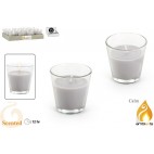 BOUGIE PARFUMÉE DANS VERRE Ø65X65 MM - CALM ( 48 PIECES)