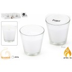 BOUGIE PARFUMÉE DANS VERRE Ø80X80 MM - PURE ( 24 PIECES)