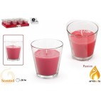 BOUGIE PARFUMÉE Ø80X80 MM - PASSION ( 24 PIECES)
