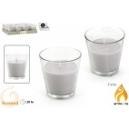 BOUGIE PARFUMÉE DANS VERRE Ø80X80 MM - CALM ( 24 PIECES)