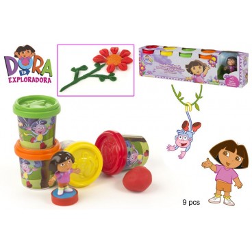 SET PÂTE À MODELER - DORA ( 10 PIECES)