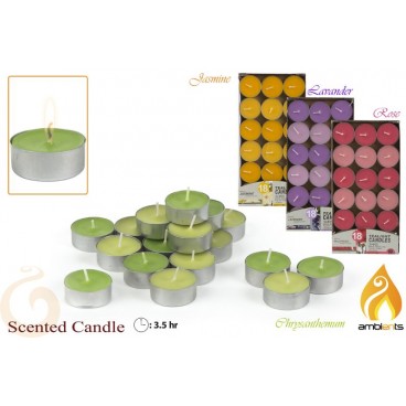 PACK 18 TEALITES PARFUMÉS - 4 ASS - DISPLAY 12 ( 24 PIECES)