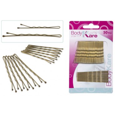BLISTER 50 CLIPS DORÉS - 2 TAILLES ( 48 PIECES)
