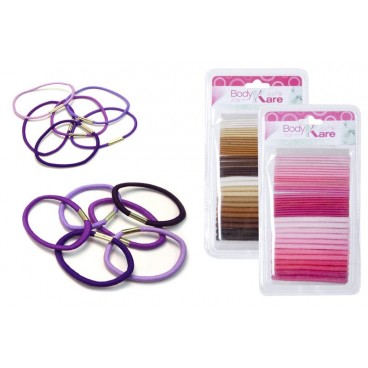 BLISTER 36 ÉLASTIQUES CHEVEU - 2 TAILLE ( 48 PIECES)