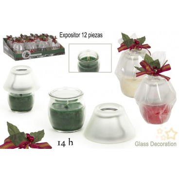 BOUGIE LAMPE PARFUMÉE - 4 ASS - DISPLAY 12 ( 48 PIECES)